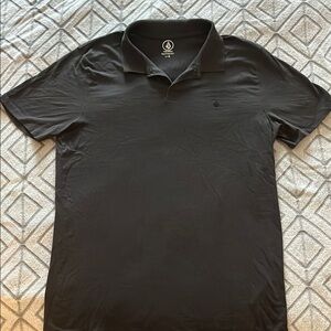Volcom Men's Black Polo Shirt